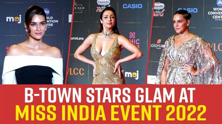 Miss India World 2022: Malaika Arora Glams In A Beige Plunging Neckline Gown, Kriti Sanon Steals The Show In An Off Shoulder Jumpsuit - Watch